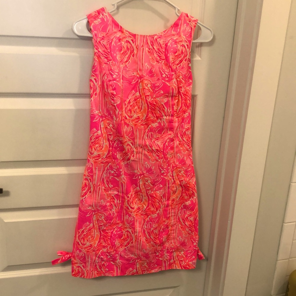 Lilly Pulitzer Hot Pink Dress Size 8 but dress like a 6